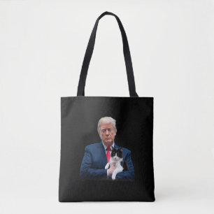 Trump 2024 Kat MAGA Grappige Trump Kat Tote Bag