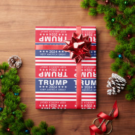 Trump 2024 Keep America Great America Cadeaupapier