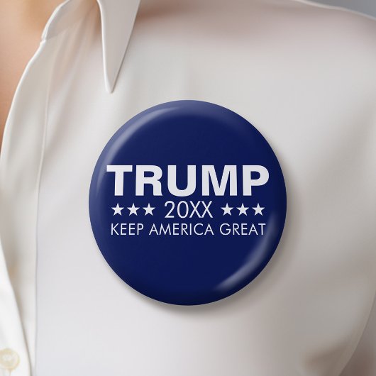 Trump 2024 Keep America Great America Ronde Button 5,7 Cm