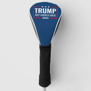 Trump 2024 Keep America Great - blue red Golfheadcover