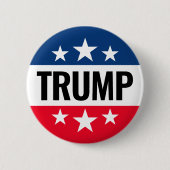 Trump 2024 Keep America Great - blue red Ronde Button 5,7 Cm (Voorkant)