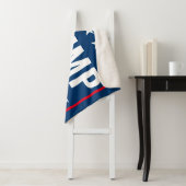 Trump 2024 Keep America Great - blue red Sherpa Deken (In situ)