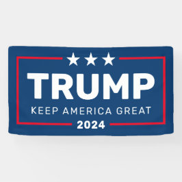 Trump 2024 Keep America Great - blue red Spandoek