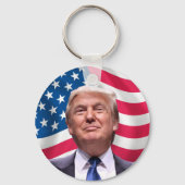 Trump 2024 Keep America Great - foto op de achterk Sleutelhanger (Achterkant)