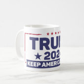 Trump 2024 - Keep America Great Koffiemok (Voorkant links)