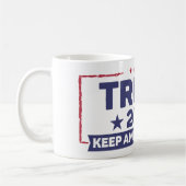 Trump 2024 - Keep America Great Koffiemok (Links)