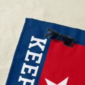 Trump 2024 Keep America Great - modern marvy Strandlaken (In situ)