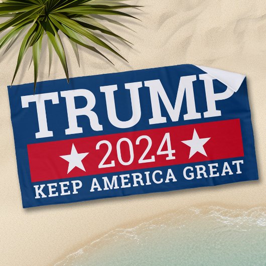 Trump 2024 Keep America Great - modern marvy Strandlaken
