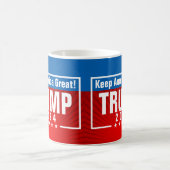 Trump 2024 Keep America Great Stars Lijst Koffiemok (Center)