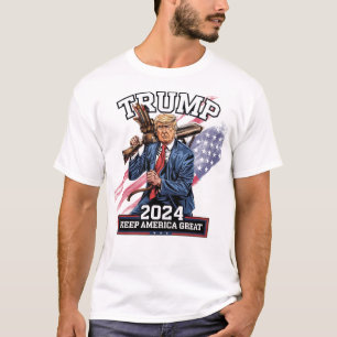 Trump 2024 Keep America Great T-Shirt Campaign Ver