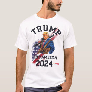 Trump 2024 Keep America Great T-Shirt Campaign Ver