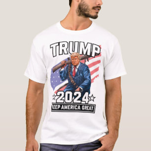 Trump 2024 Keep America Great T-Shirt Campaign Ver