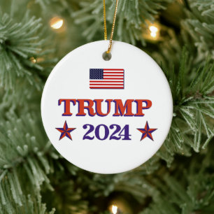 Trump 2024 keramisch ornament