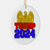 Trump 2024 keramisch ornament (Rechts)