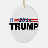 Trump 2024 keramisch ornament (Rechts)