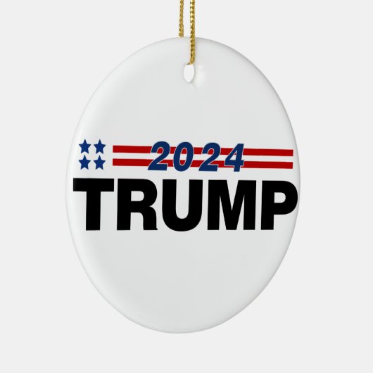 Trump 2024 keramisch ornament (Rechts)