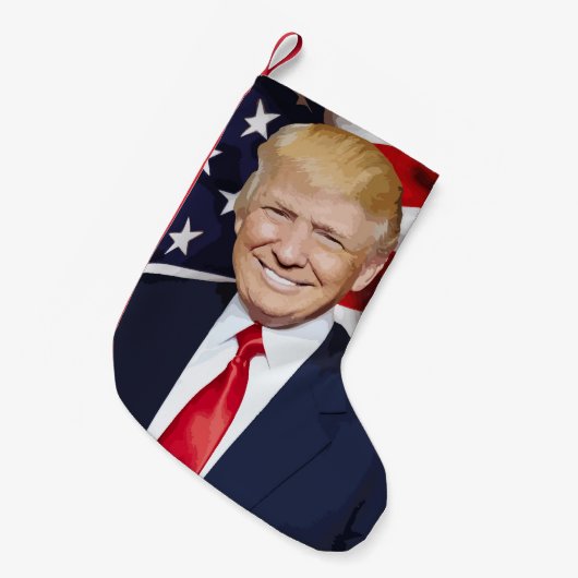 TRUMP 2024 KERSTKOUS KLEINE KERSTSOK (Voorkant (Hangend))