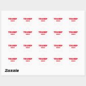Trump 2024 Kleurrijke Rood Wit Vet Trendy Cool Ster Sticker (Vel)