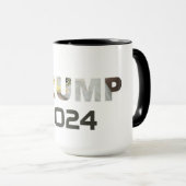Trump 2024, koffiekopje mok (Voorkant rechts)