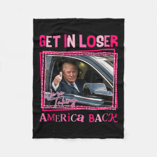Trump 2024 krijgt verliezer We nemen America Byck Fleece Deken