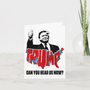 Trump 2024 Kun je ons nu horen kaart van 2024 verk