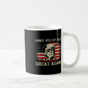Trump 2024 Maak 4 juli weer geweldig Amerikaans F Koffiemok