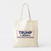 Trump 2024 - Maak Amerika weer trots Tote Bag (Achterkant)