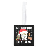 Trump 2024 maakt kerst weer geweldig decoratie (Voorkant)