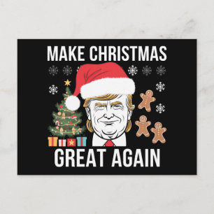 Trump 2024 maakt kerst weer geweldig feestdagenkaart
