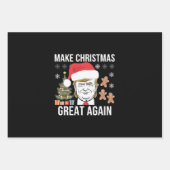 Trump 2024 maakt kerst weer geweldig inpakpapier vel (Voorkant)