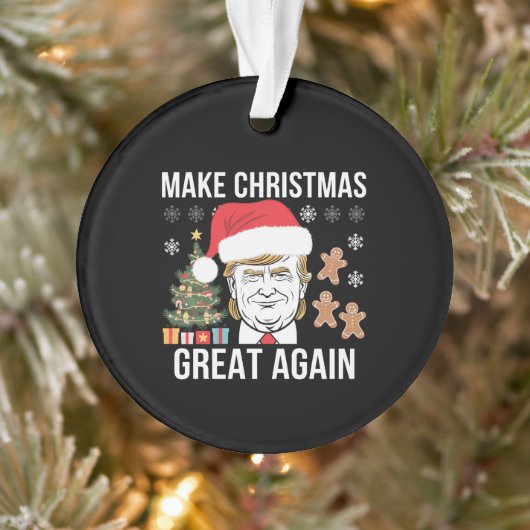 Trump 2024 maakt kerst weer geweldig ornament (Boom)