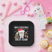 Trump 2024 maakt kerst weer geweldig papieren bordje (Feest)