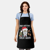 Trump 2024 maakt kerst weer geweldig schort (Gedragen)