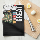 Trump 2024 maakt kerst weer geweldig theedoek (Quarter Fold)