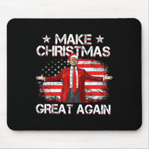 Trump 2024 maakt kerst weer leuk Trump Muismat