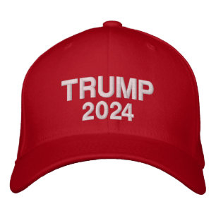 Trump 2024 Maga Borduurd Baseball Pet