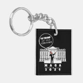 TRUMP 2024 MAGA SLEUTELHANGER (Voorkant Links)