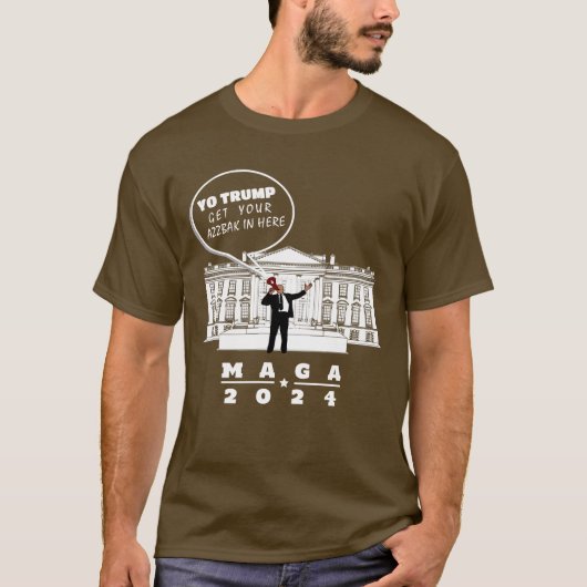 TRUMP 2024 MAGA T-SHIRT (Voorkant)