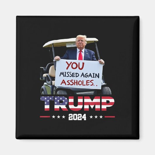 Trump 2024 magneet (Voorkant)