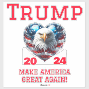 Trump 2024 maken Amerika weer geweldig! Sticker