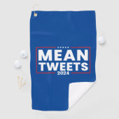 Trump 2024 Mean Tweets Verkiezing Golfhanddoek (Insitu)