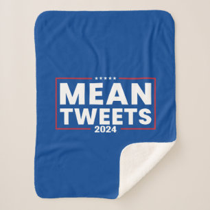Trump 2024 Mean Tweets Verkiezing Sherpa Deken