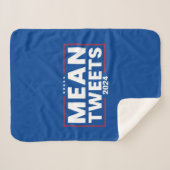 Trump 2024 Mean Tweets Verkiezing Sherpa Deken (Voorkant (horizontaal))