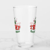 Trump 2024 Merry-kerstglas Glas (Rechts)