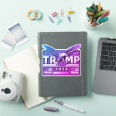 TRUMP 2024 met een adelaar Sticker (iPad Cover)