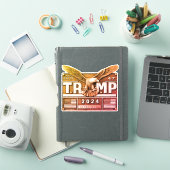 TRUMP 2024 met een Adelaar Sticker (iPad Cover)