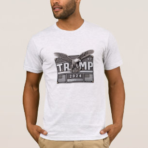 TRUMP 2024 met een adelaar T-shirt