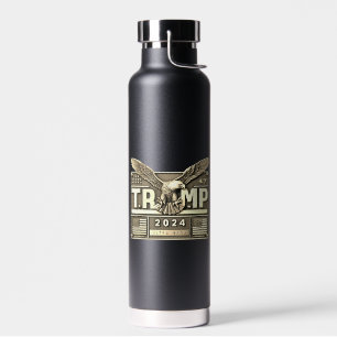TRUMP 2024 met een adelaar Waterfles