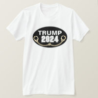 Trump 2024 met handboeien
