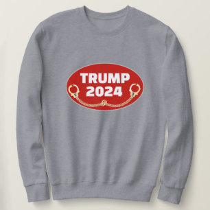 Trump 2024 met handboeien trui